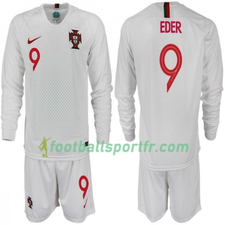 Tenue Portugal EDER 9 Enfant Extérieur Coupe du monde 2018 Maillot de Foot ML